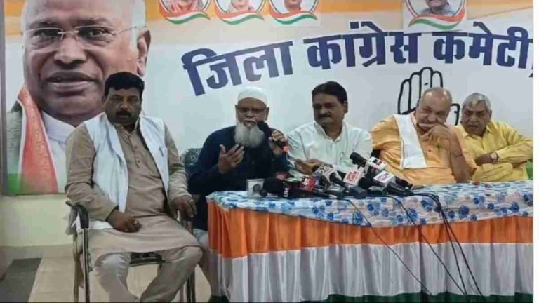 कांग्रेस ने की PC, भाजपा प्रत्याशी सुनील सोनी के साथ दिख रहे शोएब ने वीडियो को बताया सही, BJP ने बताया था फेक