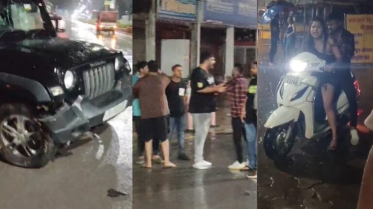 नाइट क्लब के बाहर दो गुटों में जमकर मारपीट, नशे में धुत युवती ने किया हाई वोल्टेज ड्रामा, वीडियो वायरल